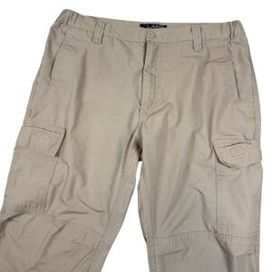 LAPG Core Cargo Pants Mens 36x30‎ Khaki Ripstop Workwear Casual Outdoor